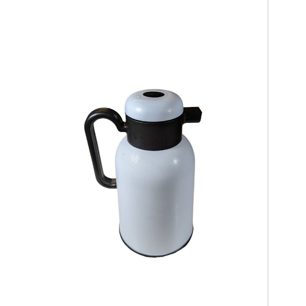 VTG Phoenix Carafe Hot/Cold Thermal Pitcher Insulated White Black Thermos